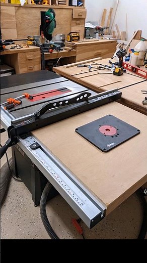 table saw/router table extension wing #routertable #woodworking #woodshop #woodwork #diy