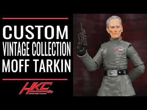 Custom GRAND MOFF TARKIN Star Wars The Vintage Collection by Hunter Knight Customs