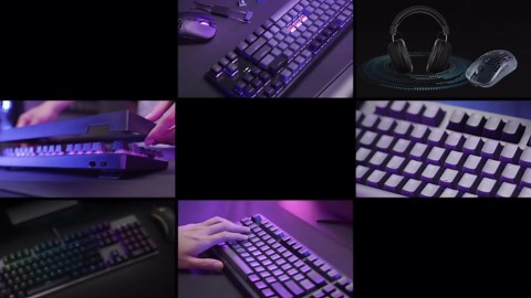 TECWARE Phantom L, Low Profile Mechanical Keyboard, RGB LED (Outemu Brown Switch)