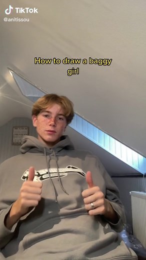 How to Draw a Baggy Girl: Trending TikTok Drawing Tutorial