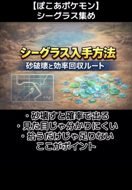 シーグラス入手方法と効率的な回収ルート