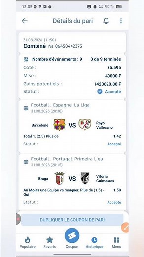 Pronostic foot 31/08/26 | pronostic foot du 31/08/26| coupon du 31/08/26 #football #1xbet