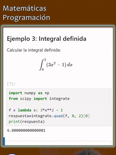 Integral Definida Con Python como resolver de manera rapida una integral definida con python no sufras con matematicas, hazlo Facil #americo.alvarez #codigo_en_pijamas #el.alto.tech.hub #codigo.en.pijamas #americo_alvarez #el_alto_tech_hub #altech