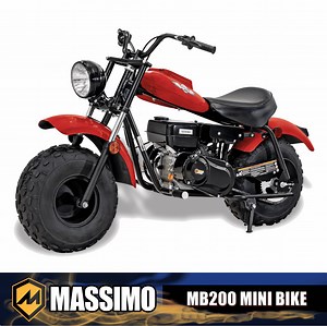 Massimo MB200 Minibike 6.5HP 196cc Gas Powered - Red