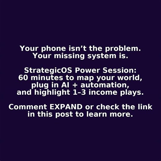 Turn Your Phone Into an ATM with AI Systems (StrategicOS Power Session)