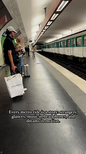 1.4K views · 26 reactions | Every metro ride is a story: strangers, glances, music in headphones, and dreams in motion. | Paris in Pictures | Facebook