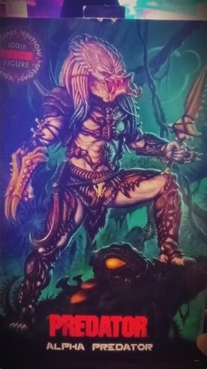 NECA ALPHA PREDATOR "100th SPECIAL" EDITION #neca #horror #actionfigures #figures #fypシ #predator