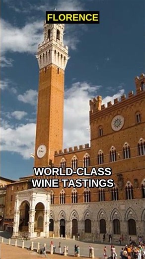 Private daytrip to Siena & Chianti wine country, with wine tasting from Florence ⭐5.0 | #Shorts