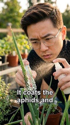1-Minute Garden ER: Save Your Green Onions from Aphids!