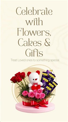 Celebrate Every Moment with Flowers & Cakes | Same Day Delivery Across India | Floson