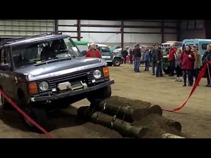Range Rover Classic on Off Road Obstacle Course