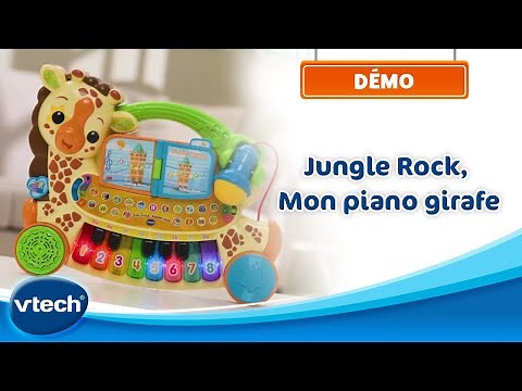 Jungle Rock, mon piano girafe - premier piano pour enfants, dès 18 mois | VTech