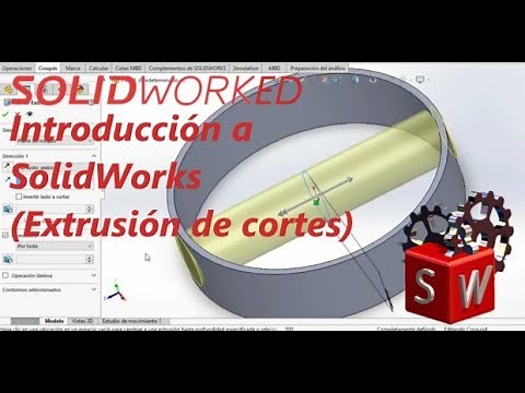 Introducción a SolidWorks (Extrusión de Corte)
