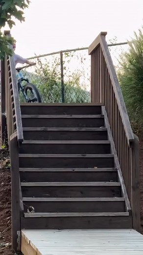 53K views · 17K reactions | Quick stair sesh? No problem for the JUNIT 34 Expert  6-year-old shredder @izabelarose19 sending it like a pro, smooth, confident, and fully in control. Because big performance shouldn’t wait until you grow up. 杻 Built for small riders 彩 Tuned for big dreams ‍♂️ Powered by #ScienceOfSmooth | Manitou | Facebook