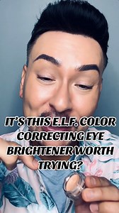 Let’s find out if this brand new @elfcosmetics color, correcting eye brightener is worth your money and I’ll give you my professional make up artist advice on who I think this would work for and whether or not this will be added to my professional kit here in Hollywood. ￼ | Mathias Alan - Professional Makeup Artist, Educator, Public Figure