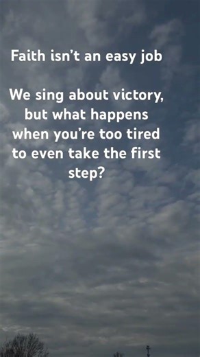 I’m done pretending I can’t walk this path alone. Nothing is easy. #FaithReality #HonestWorship