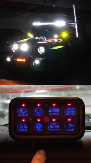 Auxbeam® Switch Panel. 🔥 Easily control your vehicle Lighting! 👉 auxbeam.com #auxbeam