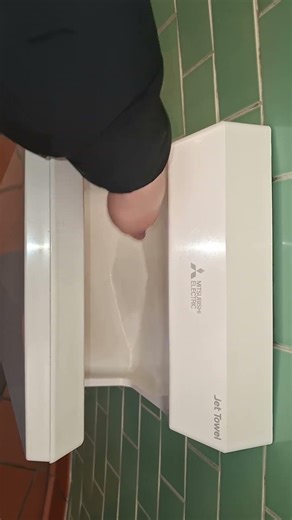 Mitsubishi Jet towel hand dryer in Tower of London