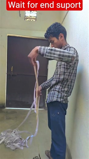 1000 #meter line banaya paper se