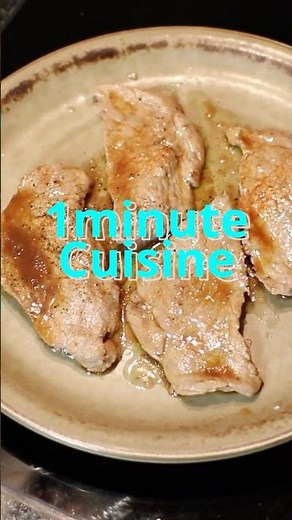 Veal Escalope with Lemon #1mincuisine