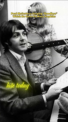 Paul McCartney Singing "Goodbye" 🎤✨