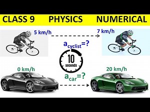 Class 9 Physics Chapter 2 Numerical 2 | Calculate and Compare Acceleration | Army Public School