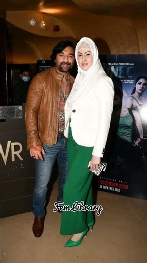 Ajaz Khan With His Wife Andrea Khan ♥️ Adorable Couple #ajazkhan #andreakhan #shorts