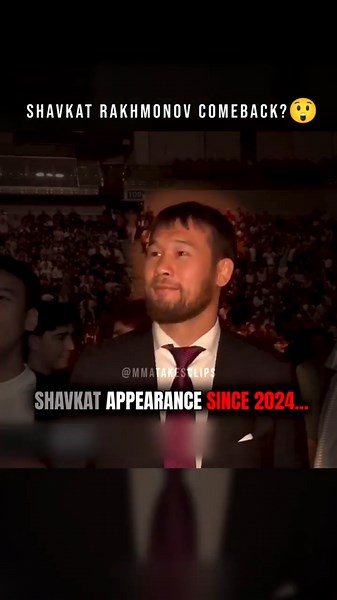Shavkat Rakhmonov SPOTTED at UFC Baku 👀 During Injury Recovery #ufc
