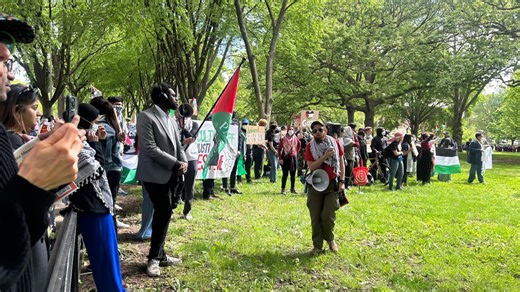 Dozens of pro-Palestinian protesters walk out of Yale graduation