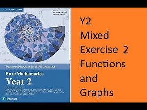 Q2 Chapter 2 Functions and Graphs Mixed exercise Edexcel Pure Mathematics Y2