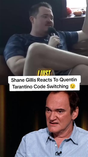Shane Gillis Reacts To Quentin Tarantino Code Switching 😉 #podcast #ShaneGillis #QuentinTarantino