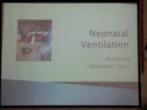 Neonatal Ventilation