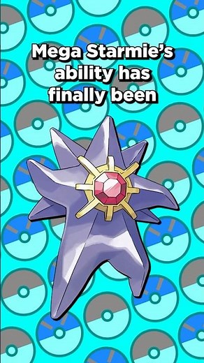 Mega Starmie Ability Confirmed #pokemon #pokemonfacts #pokemonchampions