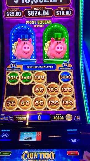 Winning buy a bonus on Coin Trio #casino #slot #slotmachine #winner #pig