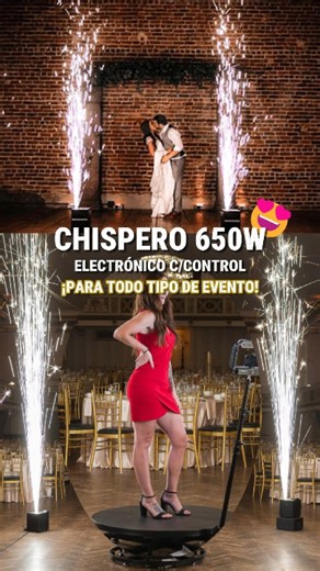 ¡Deja de invertir en chisperos antiguos! ❌ Actualiza tu equipo con el Chispero ShotFX de 650W, una máquina de fuegos artificiales de alta potencia. 🌟 Chispero frío con alcance de hasta 5 metros de altura. Inclye control DMX inalámbrico. Altura de pulverización: 1–5 metros Modos de trabajo: control remoto y consola DMX. Voltaje: AC100–240V, 50–60Hz 😍 Precio base: $4,800 - PRECIO PROMO: $4,200 ✨ ¡Promoción de introducción: ENVÍO GRATIS! ✨ WhatsApp: 8113706999 📍Av. Simón Bolívar 1840, Mitras Cen