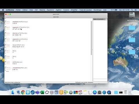 Le logiciel de calcul formel Maxima