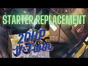 JD Starter Replacement EASY DIY