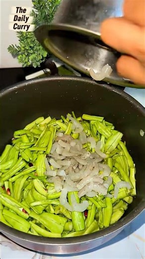 Healthy Long Beans with Prawns 🦐🌿 Easy & Quick Recipe | The Daily Curry