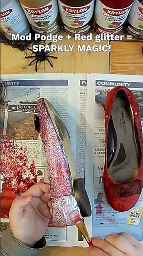 DIY Ruby Red Slippers - Goodwill Halloween