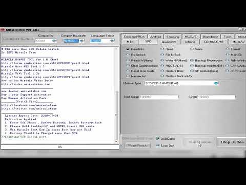 SPD remove and read pattern lock without losing data (miracle box)