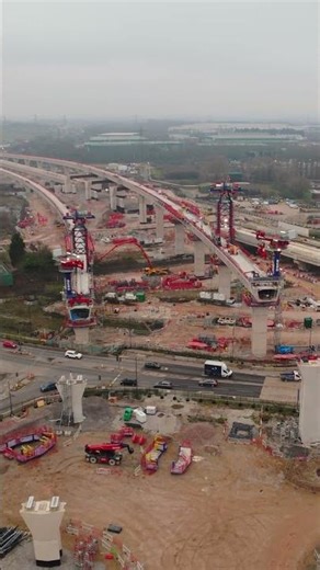 Inside the Biggest UK Rail Project Right Now #hs2 #construction #drone