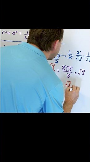 Unit Circle Trig Values: Secant of 30 Degrees
