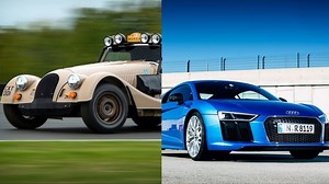 Morgan Plus Four CX-T v/s Audi R8 V10
