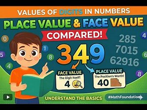 Place Value and Face Value of Numbers | Easy Maths Explanation with Examples