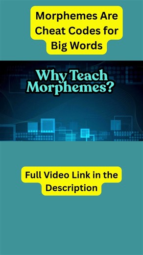 Morphemes Are Cheat Codes for Big Words