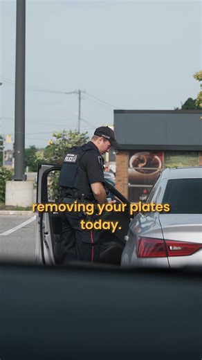 1.3M views · 9.6K reactions | A vehicle inspection during this traffic stop revealed multiple safety violations: tinted windows, a rear tire at the wear bars, an incorrectly placed front license plate, and no catalytic converter. The driver’s license plates were removed immediately. | Waterloo Regional Police Service | Facebook