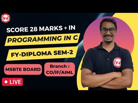 SCORE 28+ IN PIC | VVIMP | FY DIPLOMA | SEM 2 | V2V EdTECH LLP | AKSHAY SIR
