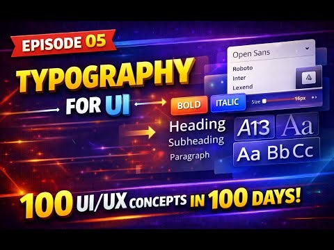 Typography for UI — Why Most Designs Feel Hard to Read