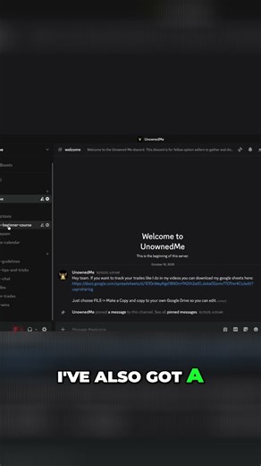Options Trading: Free Discord, Beginner Course & Strategy #shorts