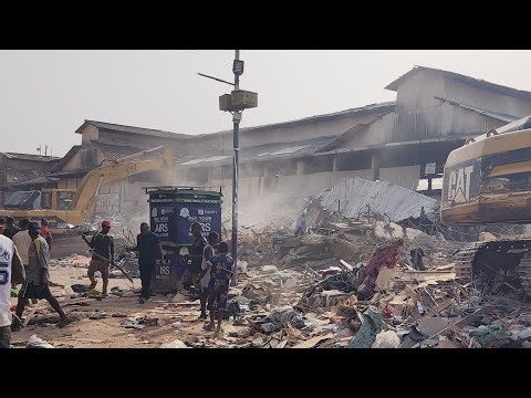 Live Update: Ongoing Demolition At Onitsha Main Market
